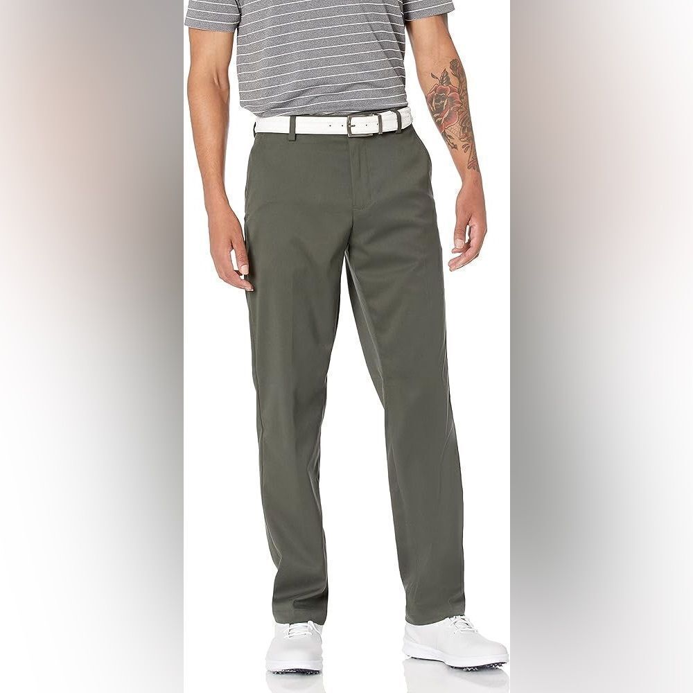 Amazon Essentials Men's Classic-Fit Pant Green Size 36W L31